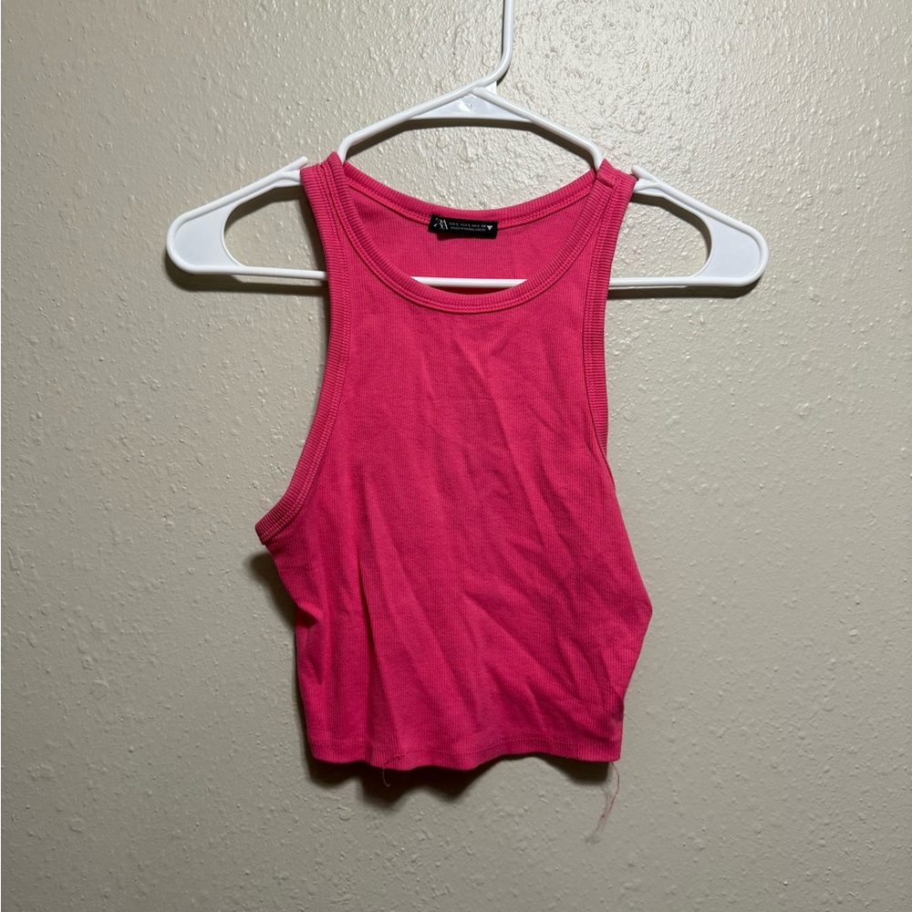 Zara fuchsia Tank Top